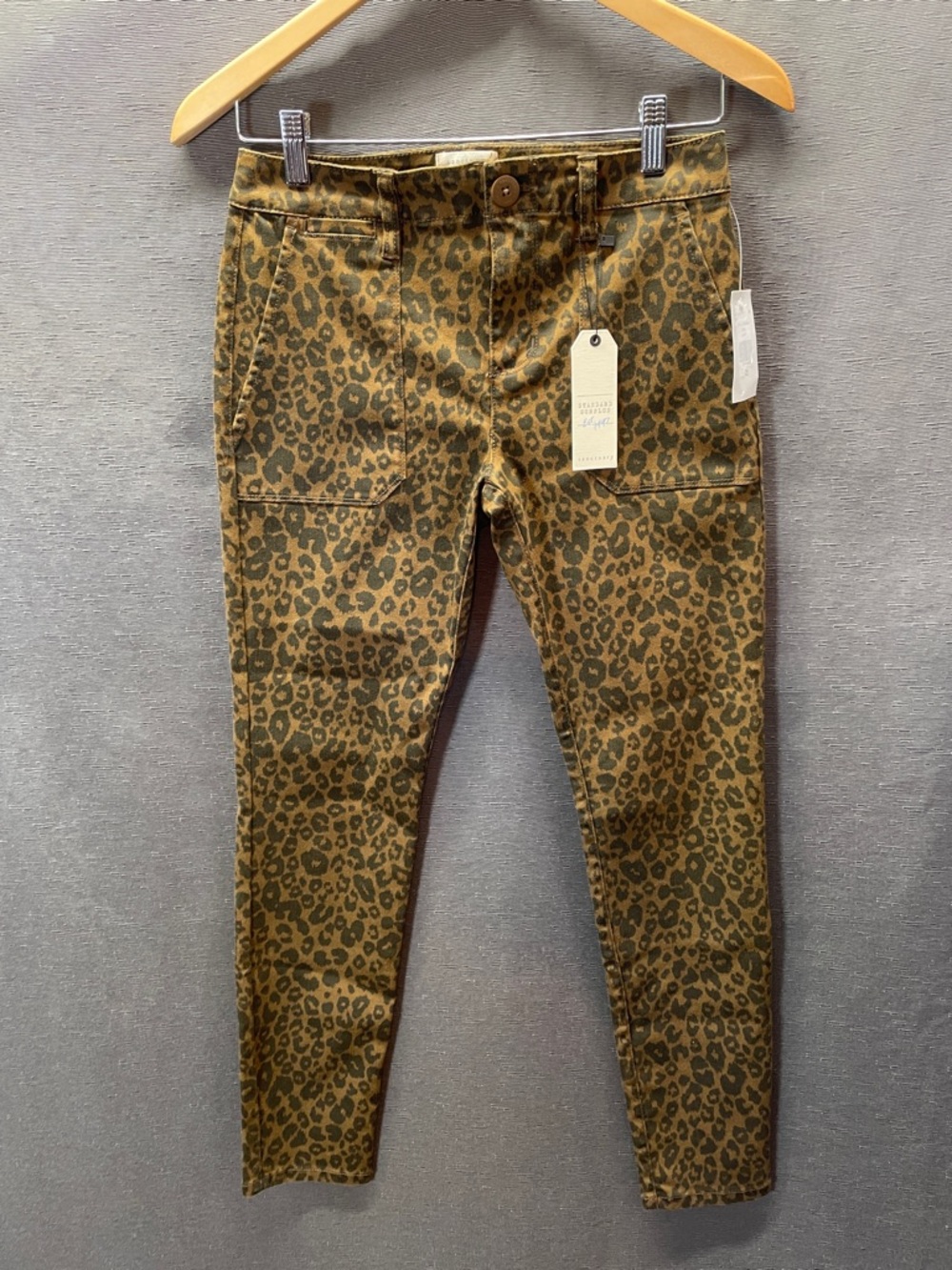 Sanctuary Standard Surplus Leopard Print Skinny Pants in Brown - Picture 3 of 10